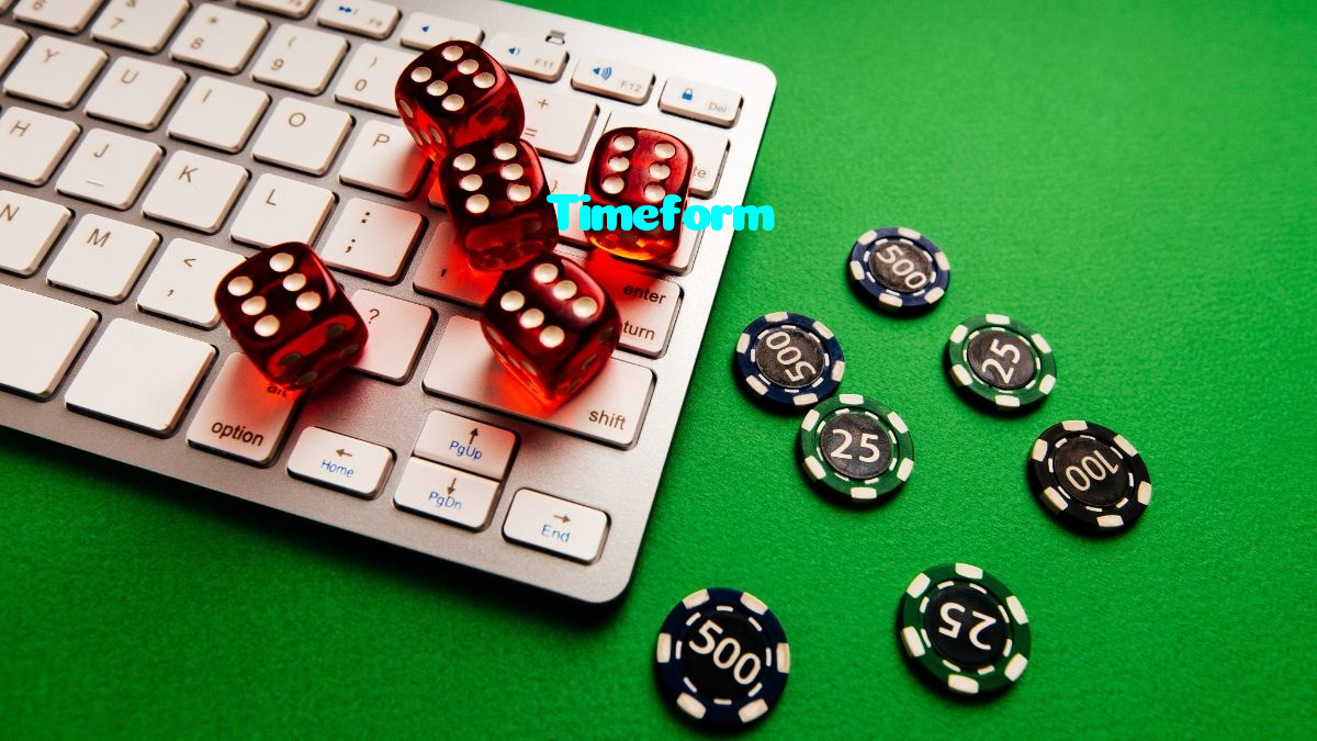 Timeform casino presented on mobile device in Pakistan with slots and live games